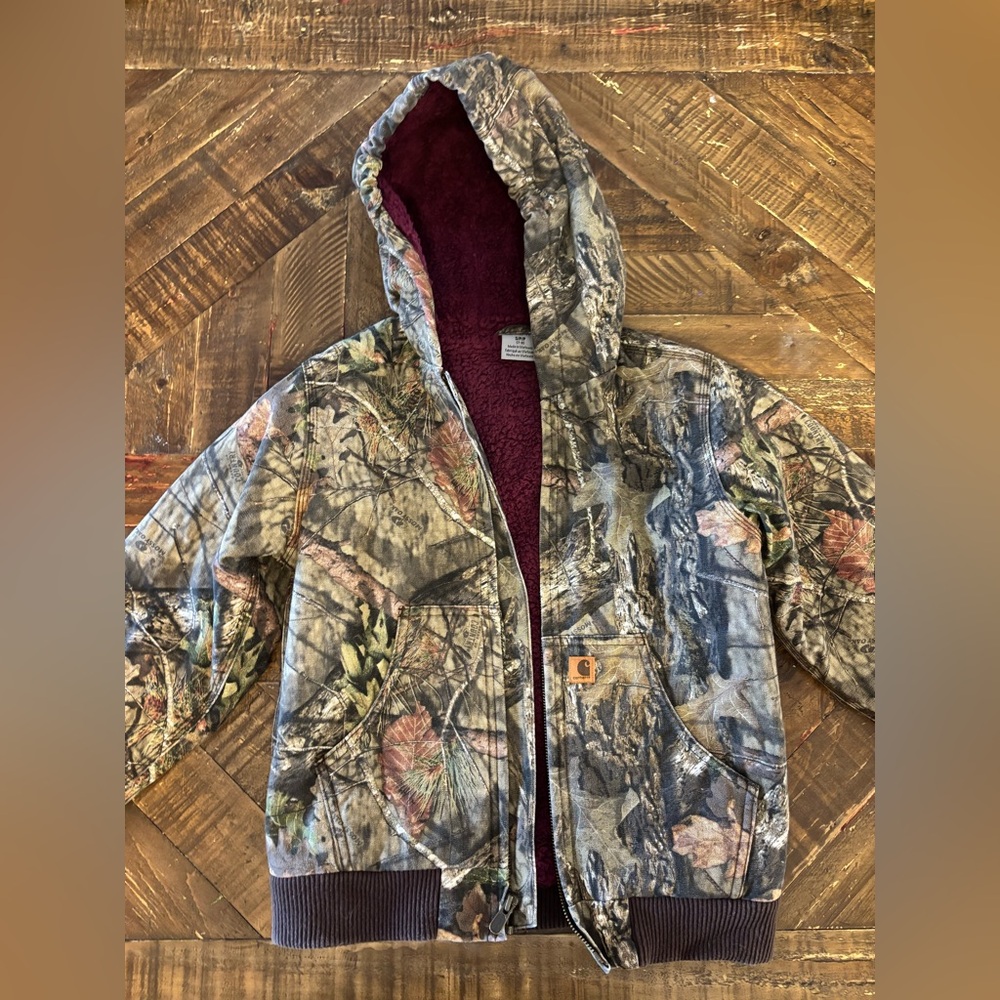 Carhartt Kids Camo Cozy Jacket